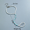 Luminous Resin Round Beaded with Glass Seed Beaded Anklets WG45460-03-4