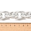 Punk Hiphop Styles Alloy Rope Chain Necklaces for Men NJEW-K391-01P-5