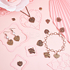Alloy Pendants for Valentine's Day PALLOY-PH0001-06AB-5