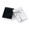 Rectangle Paper Jewelry Set Storage Boxes with Bowknot LS-CON-TAC0014-04G-2