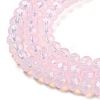Baking Paint Transparent Glass Beads Strands DGLA-A034-J2mm-B04-4