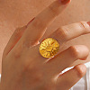 304 Stainless Steel Open Cuff Rings for Women WG2D3E7-01-2