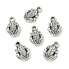 Tibetan Style Alloy Frog Charms X-TIBEP-O009-28-1