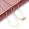 304 Stainless Steel Chain Necklaces X-NJEW-H467-B-01G-3