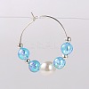 Transparent Acrylic Beads Wine Glass Charms AJEW-JO00019-06-1