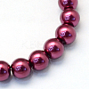 Baking Painted Glass Pearl Bead Strands X-HY-Q003-3mm-72-2