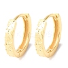 925 Sterling Silver Textured Hoop Earrings for Women EJEW-K317-05G-4