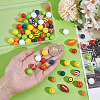 68Pcs 14 Styles Food Grade Eco-Friendly Silicone Beads SIL-GA0001-24A-3
