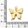October Breast Cancer Pink Awareness Ribbon Brass Enamel Pendants LS-KK-G525-10G-01-3