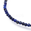 Natural Lapis Lazuli Bead Bracelets BJEW-JB04555-01-2