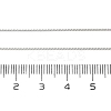 Non-Tarnish 304 Stainless Steel Serpentine Chain Necklace for Men Women NJEW-G076-01A-P-5