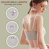 2 Pairs 2 Styles Plastic Imitation Pearl Chain Non-slip Bra Straps FIND-GF0005-27-6