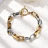 304 Stainless Steel Cable Chain Bracelets for Women LS-BJEW-D377-01E-2