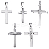 5Pcs 5 Styles 304 Stainless Steel Pendants STAS-PH0006-82-1