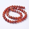Natural Agate Beads Strands G-G754-06-6mm-2