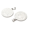 304 Stainless Steel Pendants STAS-C057-01P-B-2