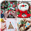 160Pcs 4 Styles Christmas Theme Opaque Resin Cabochons RESI-SC0005-80B-5