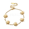 304 Stainless Steel Link Bracelets for Women LS-BJEW-B151-02G-2