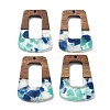 Resin and Walnut Pendants FIND-R051-02D-1