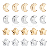20Pcs 4 Styles 304 Stainless Steel Beads STAS-UN0063-95-1