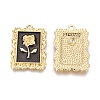 Alloy Pendants X-ENAM-R053-002B-2