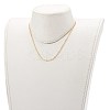 Brass Cable Chain Necklace Makings NJEW-JN03384-5