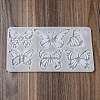 Rectangle with Butterfly Pattern DIY Pendant Silicone Molds X1-DIY-G114-04-3