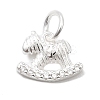 925 Sterling Silver Rocking Horse Charms STER-A048-04S-1