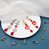 40Pcs 2 Colors Brass Clip-on Earring Converters Findings KK-SC0004-18-4