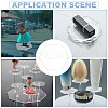 Hexagon Acrylic Chassis Display Pedestals DIY-FG0005-55B-6