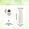 1Pc Column Plastic Vase Ornaments & 1Pc Stainless Steel Flower Frog & 50G Acrylic Ornaments Sets AJEW-MB0001-07-2