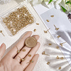 100Pcs 304 Stainless Steel Ball Post Stud Earring Findings STAS-BBC0008-46-3
