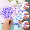 120Pcs ABS Plastic Imitation Pearl European Beads FIND-SC0019-25-3