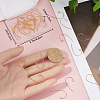 40Pcs Brass Earring Hooks KK-BBC0010-19G-3