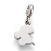 Non-Tarnish 304 Stainless Steel Charms STAS-F259-012P-2