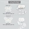 2 Yards 2 Styles Bowknot Lace Edge Trim Ribbon OCOR-NB0001-39-6