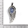 Natural Blue Spot Jasper Big Pendants G-G112-02AS-11-3