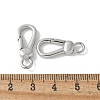 Brass Keychain Clasps KK-F893-15P-3