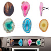 5Pcs Natural Agate Car Air Vent Clips HJEW-DC00112-1