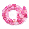 Natural Crackle Agate Beads Strands G-S359-243B-2