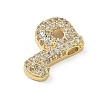 Brass Micro Pave Cubic Zirconia Pendants KK-A300-02G-Q-2