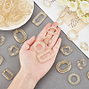 SUPERFINDINGS Transparent Acrylic Linking Rings TACR-FH0001-02-3