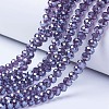 Electroplate Glass Beads Strands EGLA-A034-T10mm-A16-1