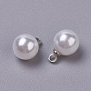 Resin Imitation Pearl Pendants RESI-WH0008-17D-1