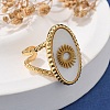 304 Stainless Steel Cuff Rings RJEW-Q011-04G-D-2
