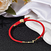 1Pc Adjustable Nylon Cord Slider Bracelets for Women BJEW-LP0001-32L-02-3