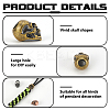 3Pcs 3 Colors Brass Beads KK-FG0001-21-4