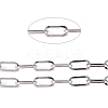 Tarnish Resistant 304 Stainless Steel Paperclip Chains CHS-L022-05P-1