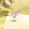 Brass Pave Cubic Zirconia Star Cartilage Earrings FS-WGEAB67-02-2