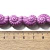 Glazed Porcelain Beads Strands X-PORC-I028-02F-4